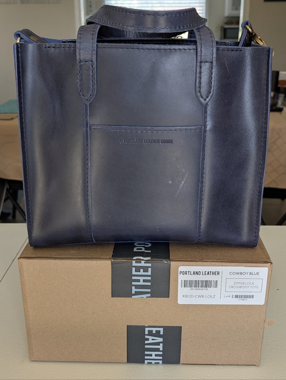 Cowboy Blue Lola Zip Crossbody